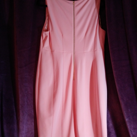 donna karan pink dress